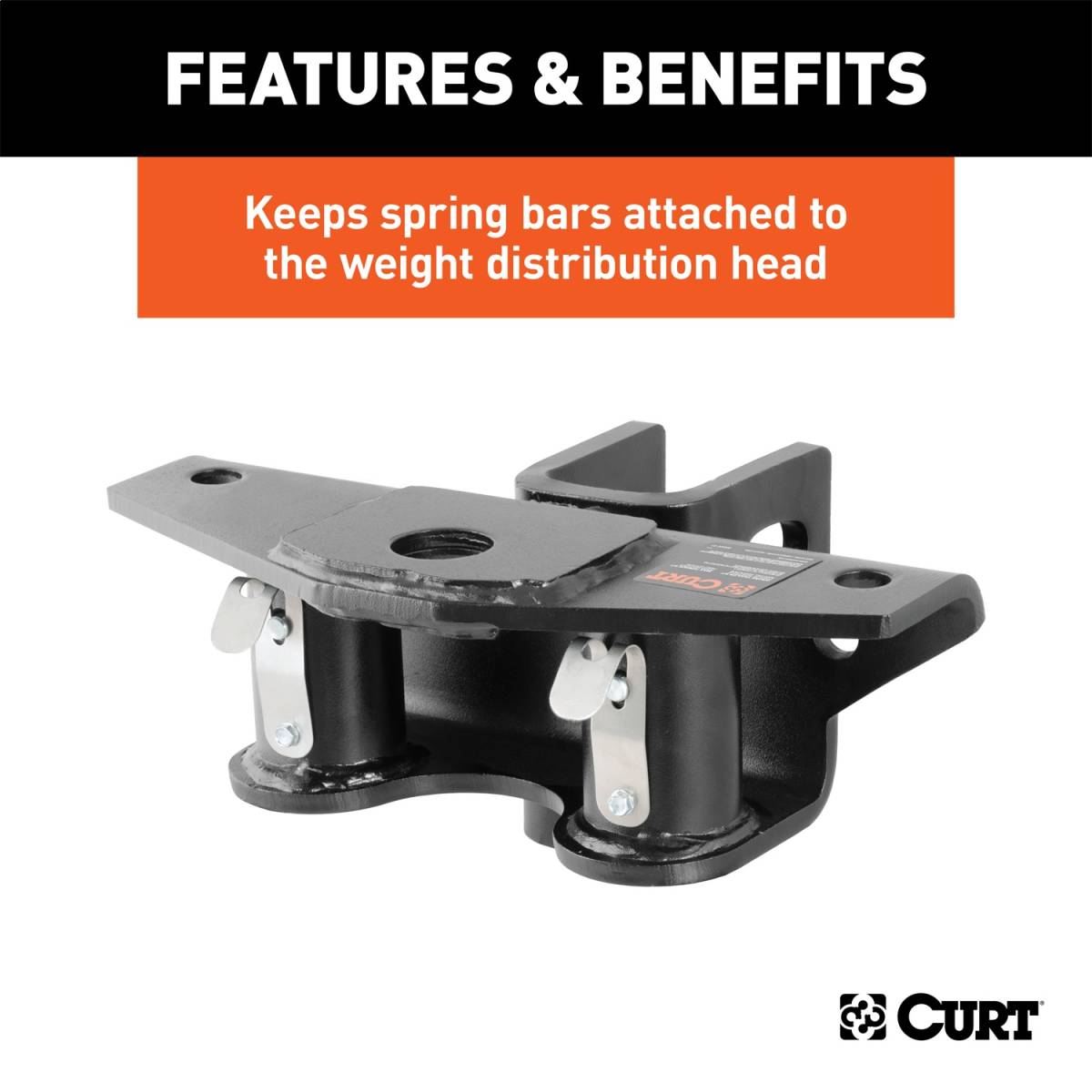 CURT Replacement Round Bar Weight Distribution Retainers