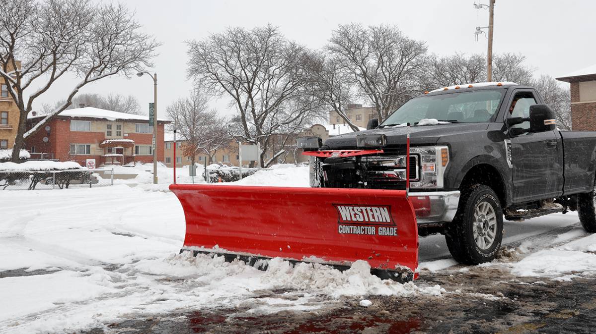 Western | 8' PRO PLUS® MS UT2 Straight Blade Snow Plow