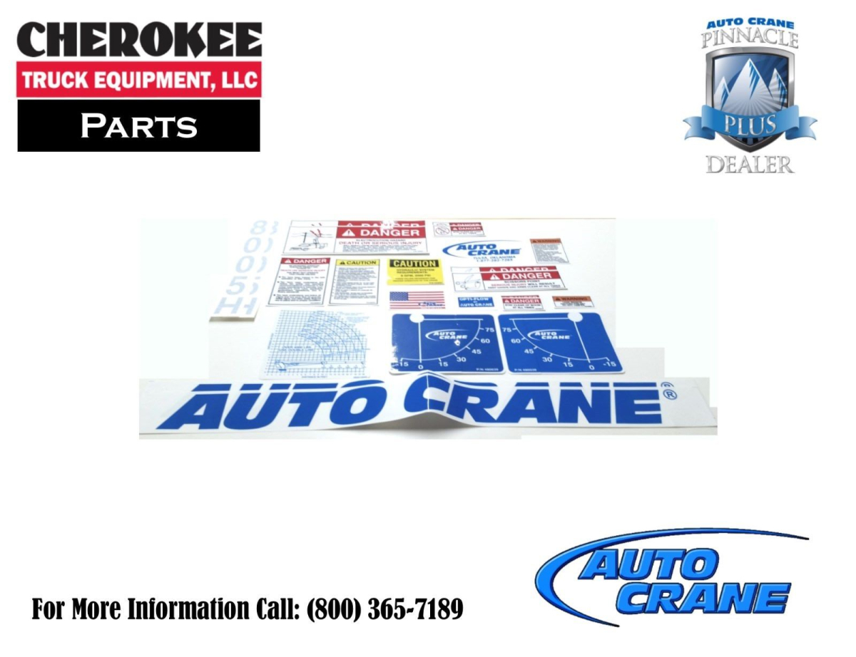 Auto Crane - Auto Crane | Decal Kit (AUTO480021000)