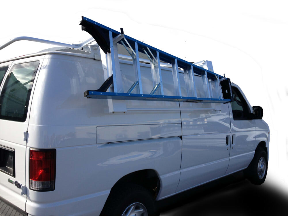 Kargo Master - Kargo Master Low Roof Full Size Van EZ-LoDown Ladder Rack (40953)