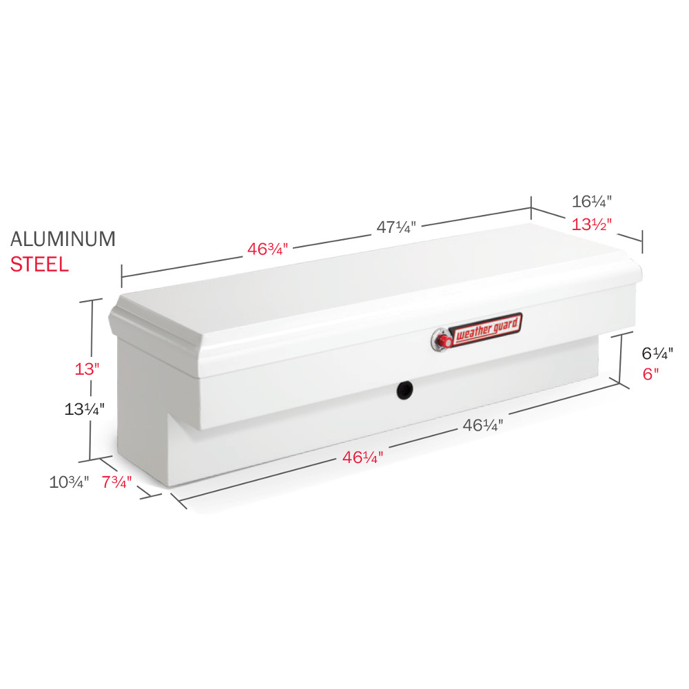 WEATHER GUARD® - WEATHER GUARD® | Lo-Side Truck Storage Box  | 185-3-01