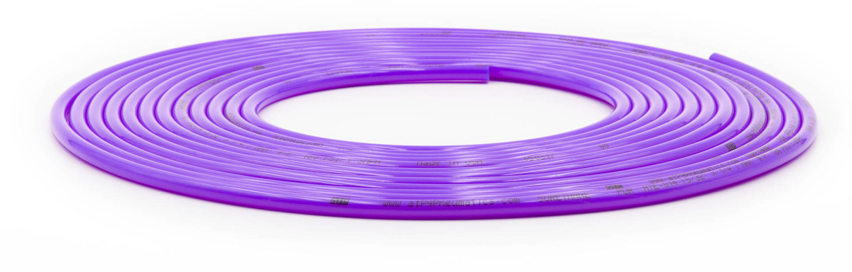 Up Down Air - Up Down Air Tire Inflator Hose Replacement 240 Inch W/O Chucks Purple