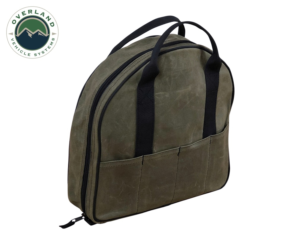 Overland Vehicle Systems - OVS | Jumper Cable Bag 16 Lb Waxed Canvas