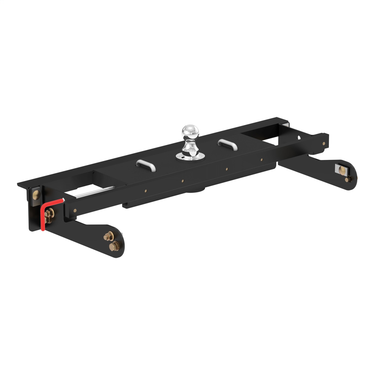 CURT - CURT 60680 Double Lock EZr Gooseneck Hitch Kit with Brackets, Select Silverado, Sierra