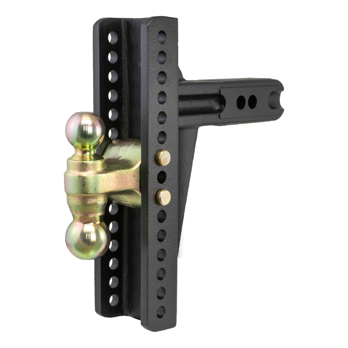 CURT - Adjustable Channel Mount, Dual Ball (2-1/2" Shank, 20,000 lbs., 10-3/8" Drop)