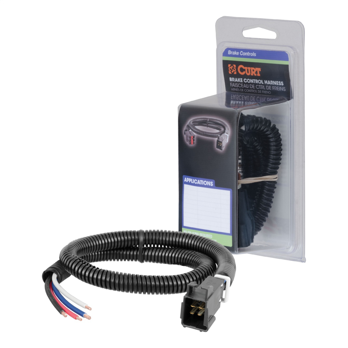 CURT - CURT 51516 Quick Plug Universal Electric Trailer Brake Controller Wiring Harness