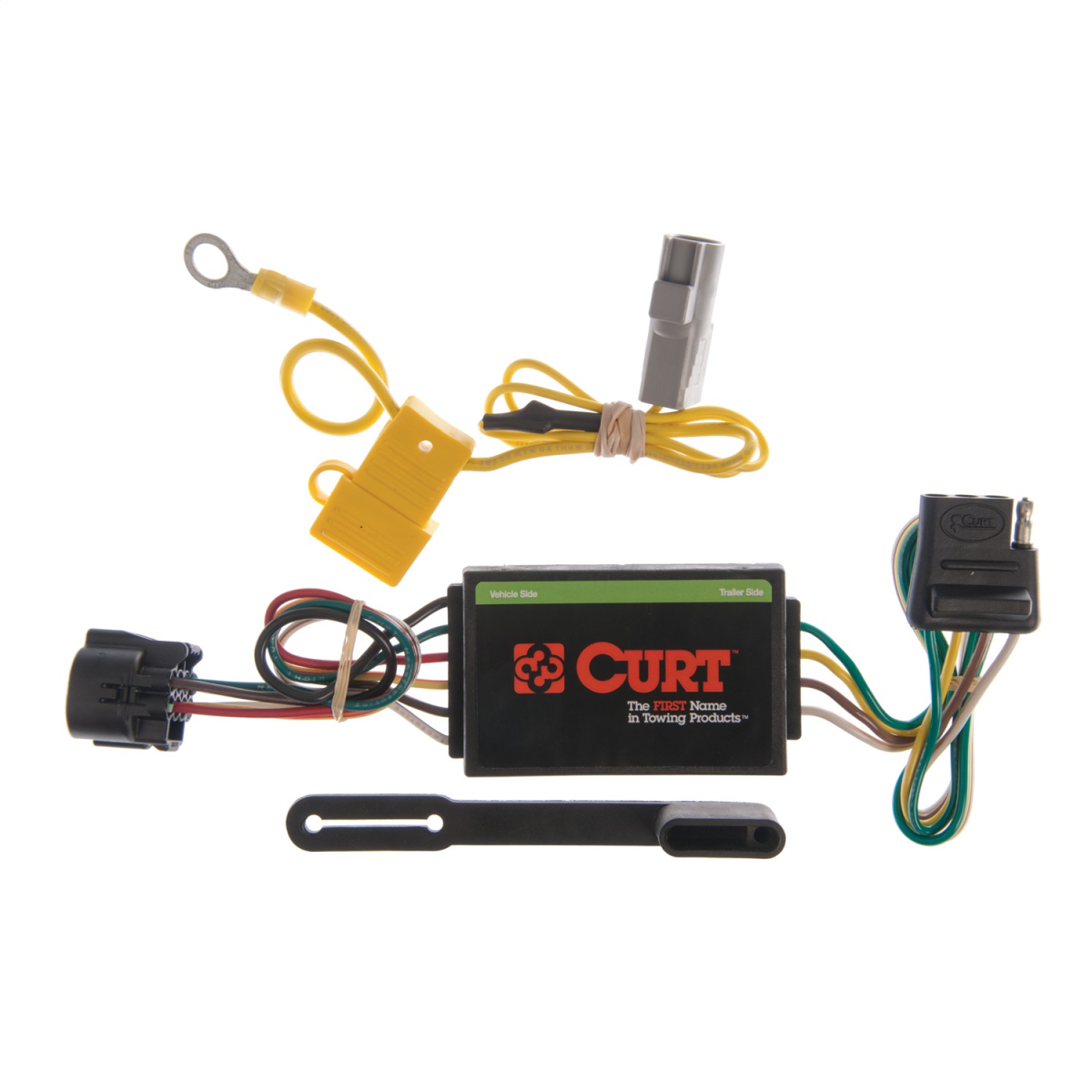 CURT - CURT 55367 Custom Wiring Connector, 4-Way Flat Output, Select Toyota Tundra