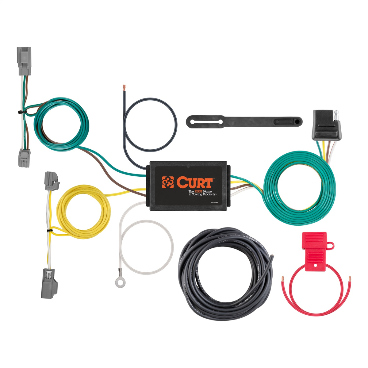 CURT - CURT 56319 Custom Wiring Harness, 4-Way Flat Output, Select Chevrolet Cruze