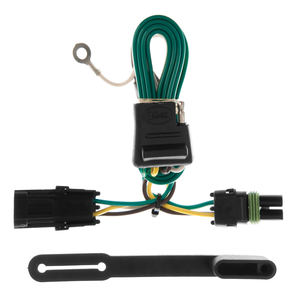 CURT - CURT 55312 Custom Wiring, 4-Flat, Select S10, S15, C/K, Suburban, Syclone, Isuzu Hombre