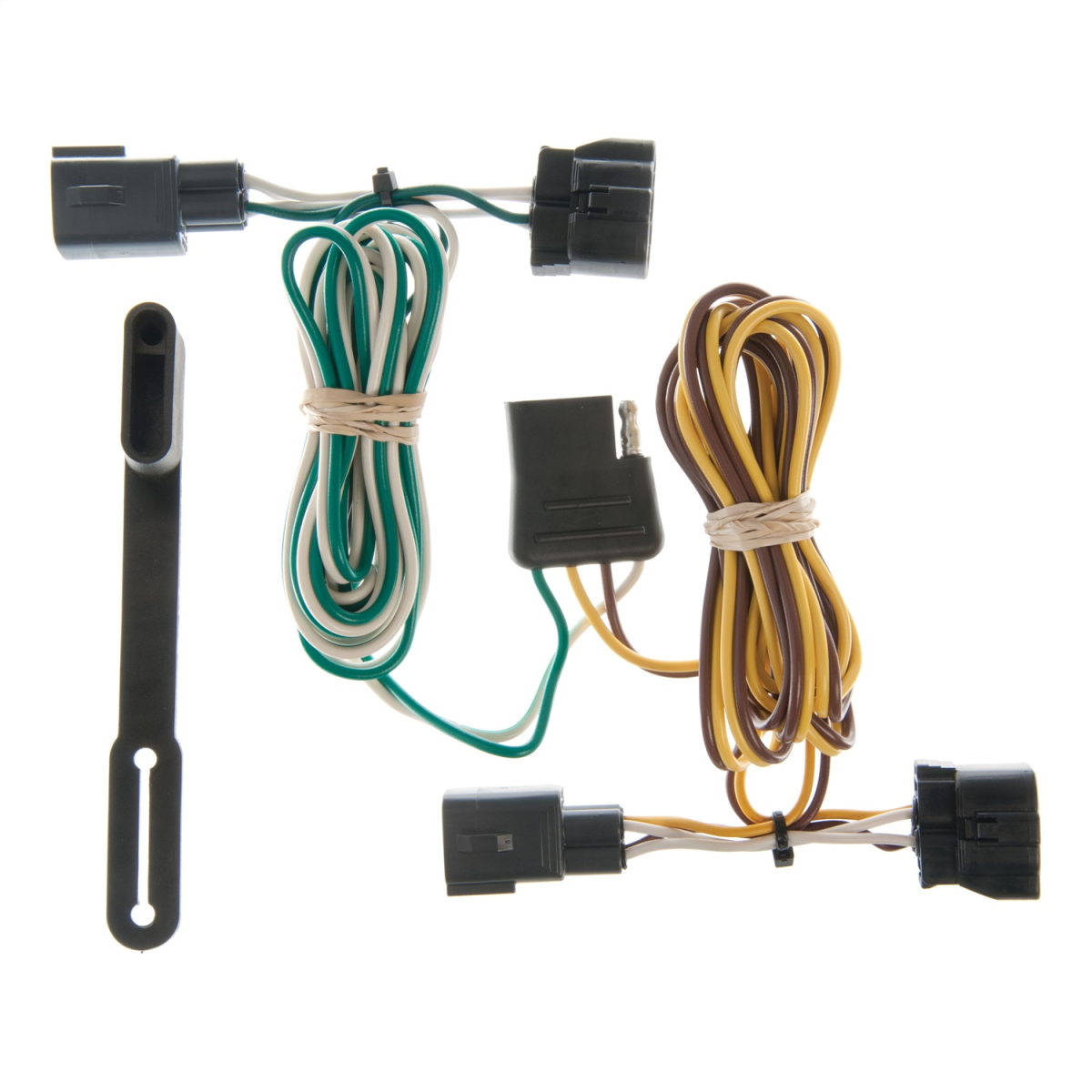 CURT - CURT 55329 Custom Wiring, 4-Way Flat Output, Select Dodge Ram 1500, 2500, 3500, Dakota