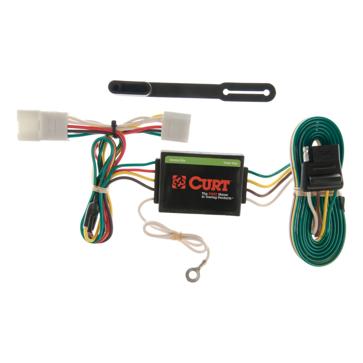 CURT - CURT 55354 Custom Wiring Harness, 4-Way Flat Output, Select Jeep Cherokee, Including Sport