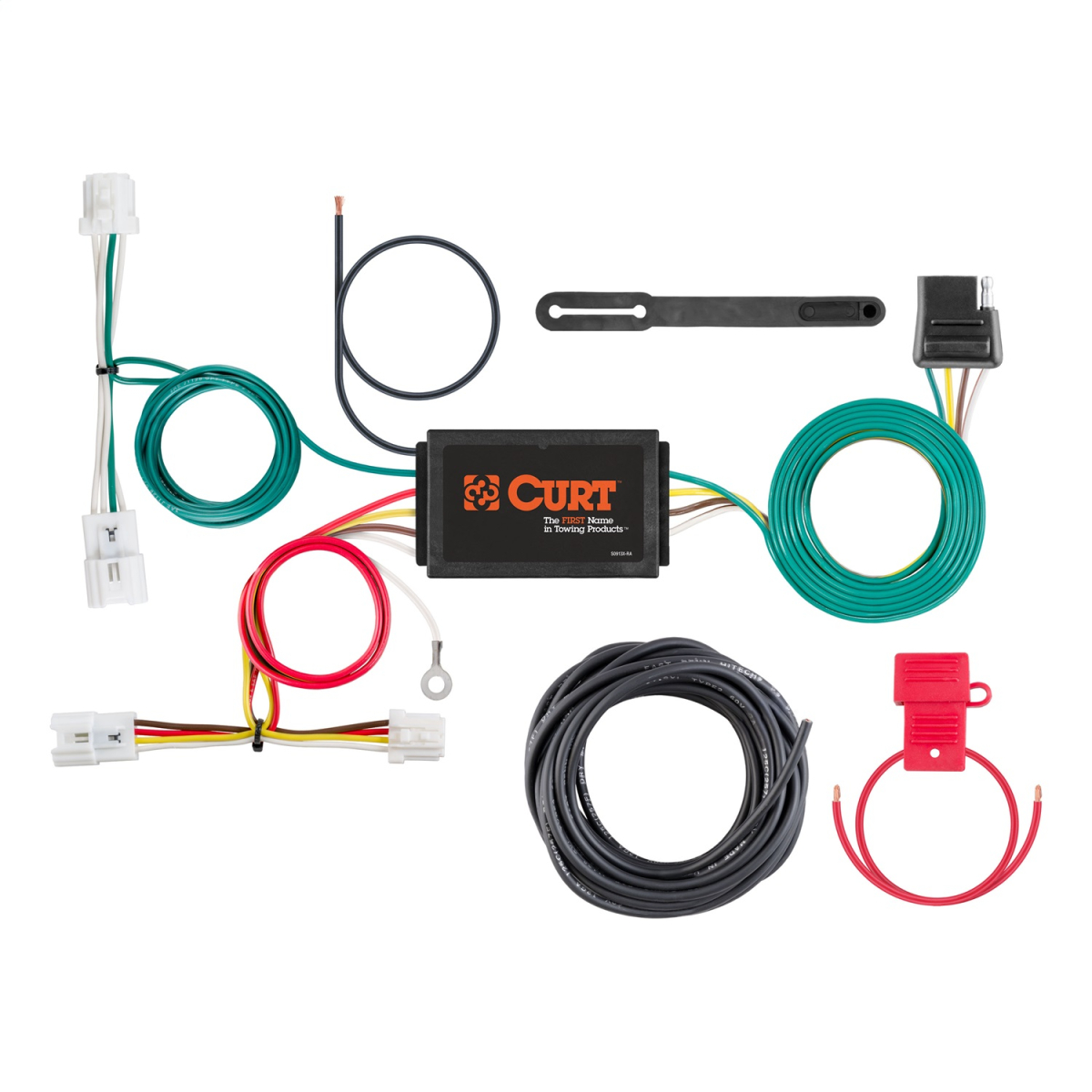 CURT - CURT 56339 Custom Wiring Harness, 4-Way Flat Output, Select Nissan Altima