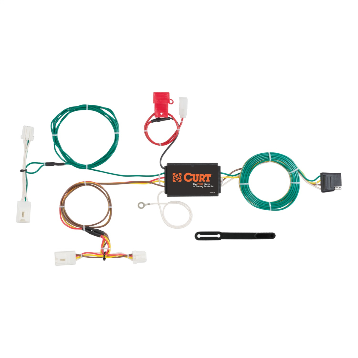 CURT - CURT 56267 Custom Wiring Harness, 4-Way Flat Output, Select Nissan Murano