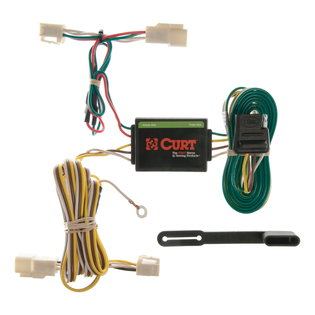 CURT - CURT 55341 Custom Wiring Harness, 4-Way Flat Output, Select Toyota 4Runner