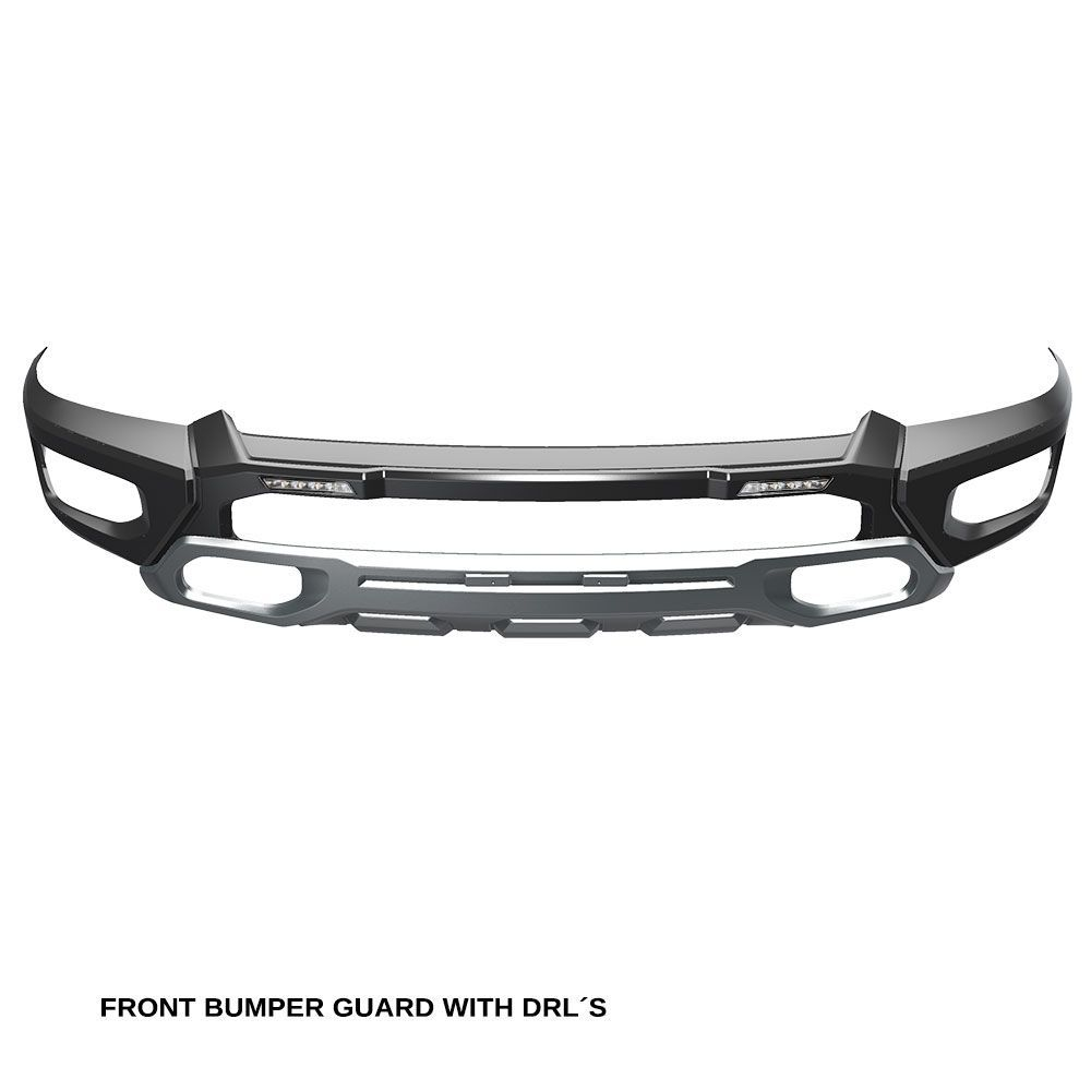 Air Design - Air Design | Front Bumper Guard w/DRL | CH07A05PR