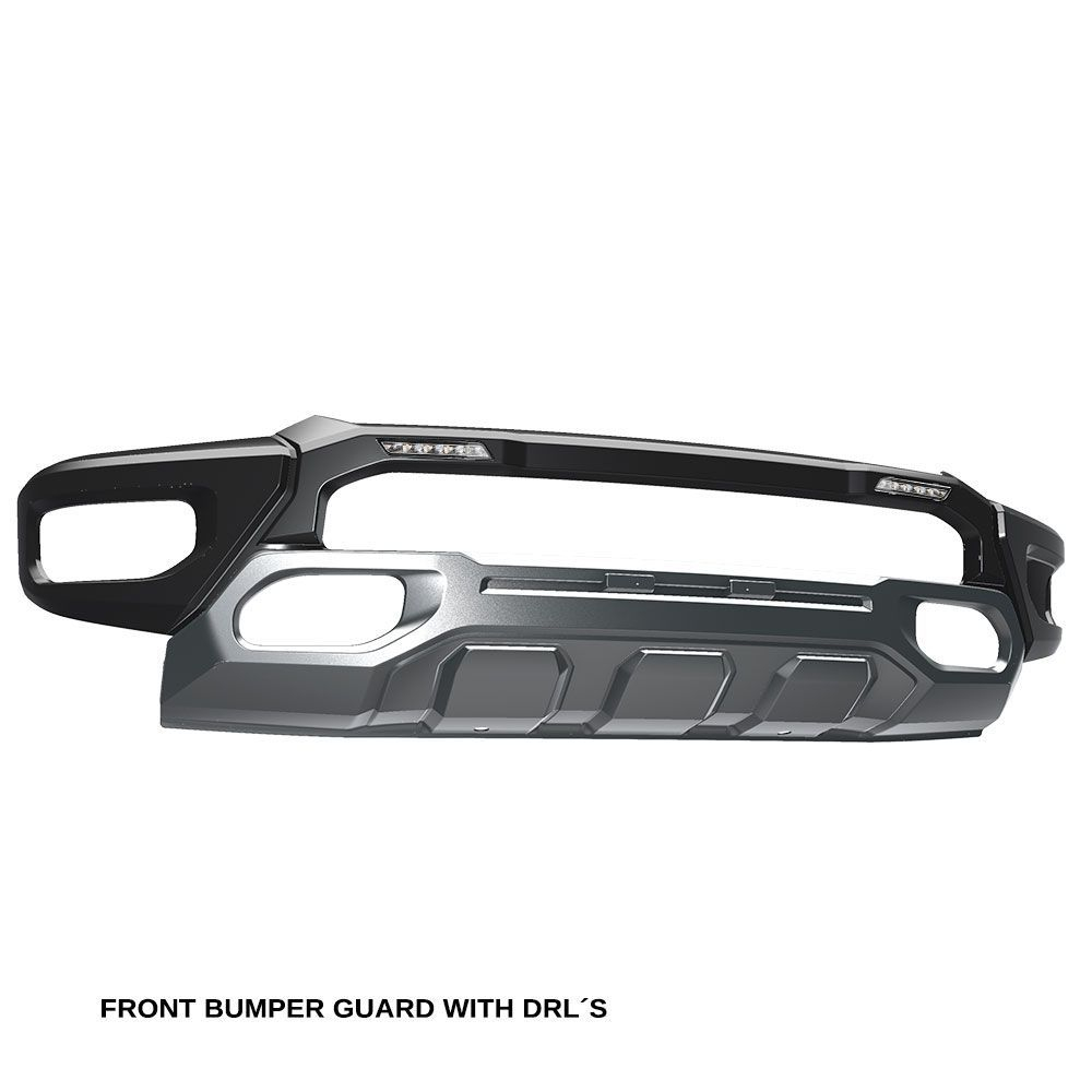 Air Design Front Bumper Guard w/DRL | Titan Truck Equipment