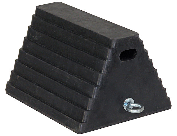 Buyers Products Company - Buyers Products | Heavy Duty Rubber Wheel Chock w/Chain Eye