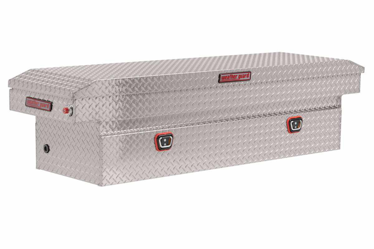 WEATHER GUARD® - WEATHER GUARD® | Aluminum Full Standard Saddle Box | 127-0-03