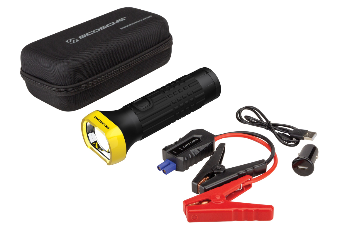 Scosche - Scosche | 600 Amp Jump Starter/Powerbank/Flashlight