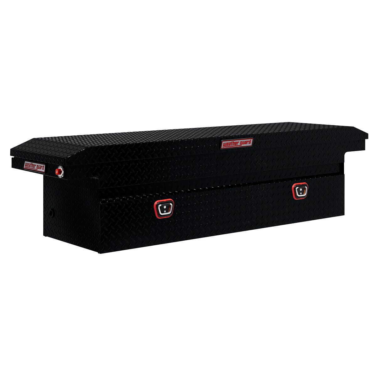 WEATHER GUARD® - WEATHER GUARD® | Aluminum Full Low Profile Saddle Box | 121-5-03