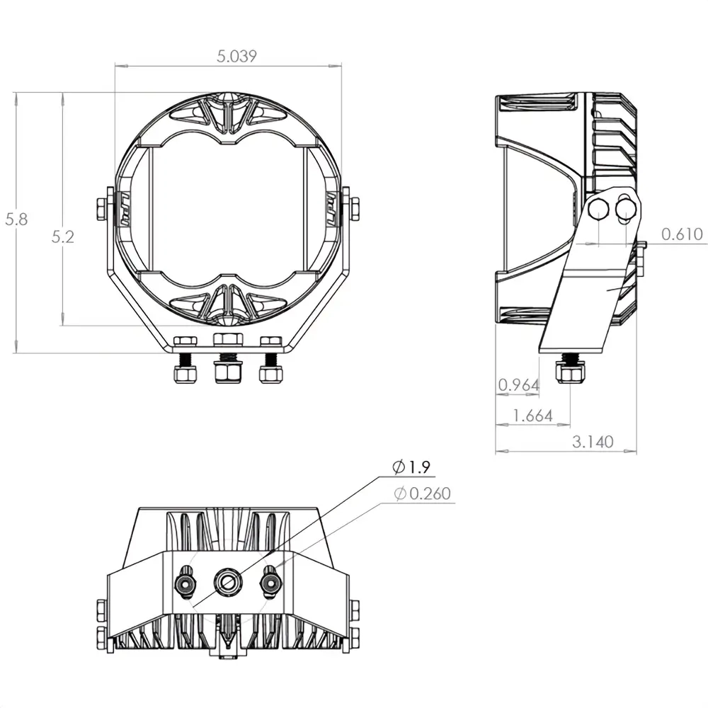 Baja Designs - Baja Designs | LP4 Pro LED Light Pods (Driving/Combo) - Amber - Pair