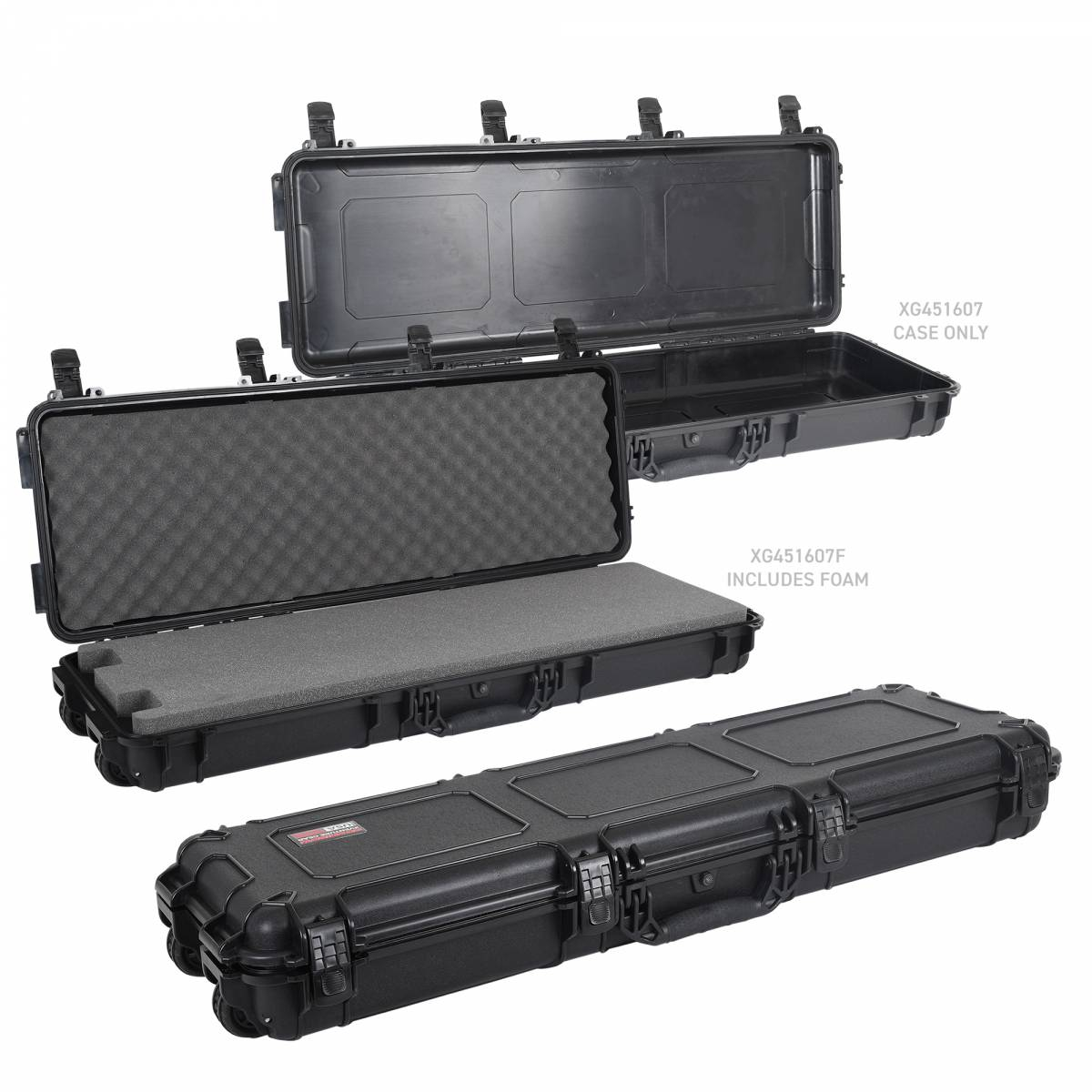 Go Rhino - Go Rhino | Xventure Gear Hard Case w/Foam;  Long Box 45" | XG451607F