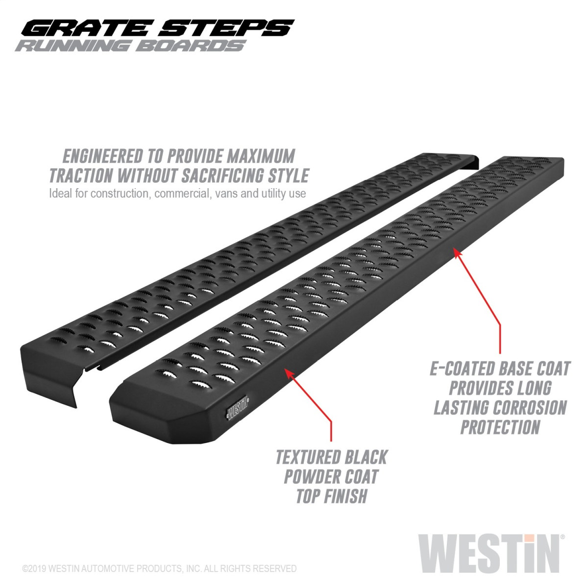 Westin - Westin | Grate Steps Running Boards | 27-74705