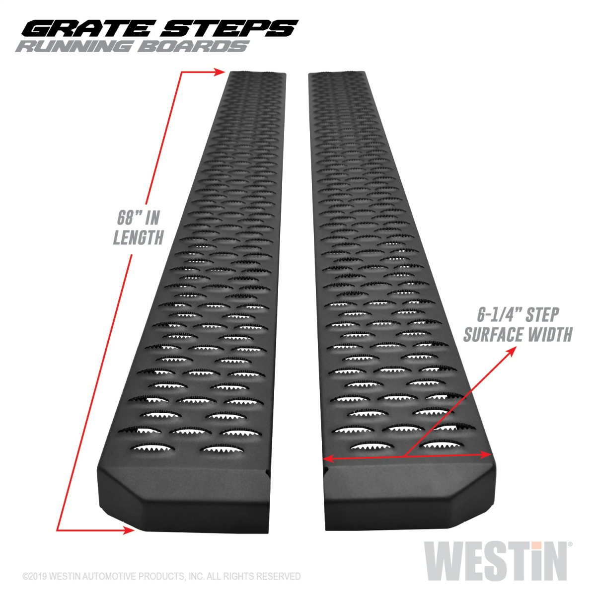 Westin - Westin | Grate Steps Running Boards | 27-74715