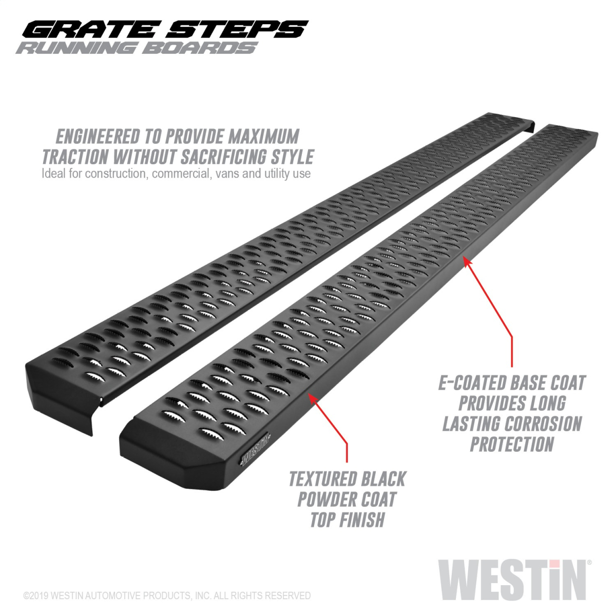 Westin - Westin | Grate Steps Running Boards | 27-74735