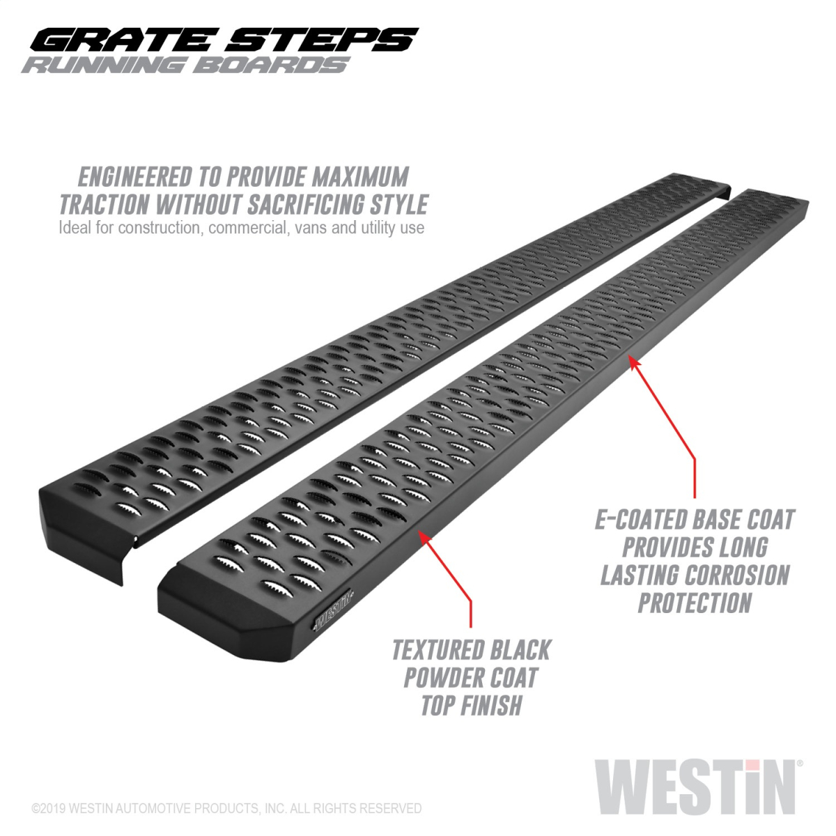 Westin - Westin | Grate Steps Running Boards | 27-74755