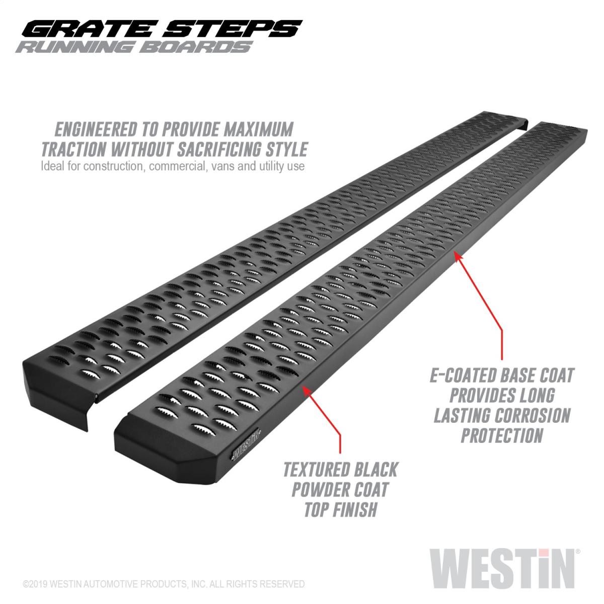 Westin - Westin | Grate Steps Running Boards | 27-74765