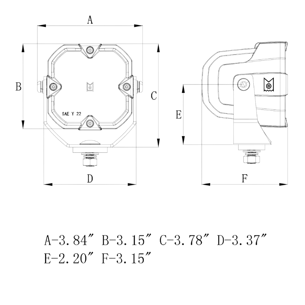 ARC Lighting - ARC Lighting | Tiny Monster® Concept Pod Pro 3" Cube; 2pc | 4211D