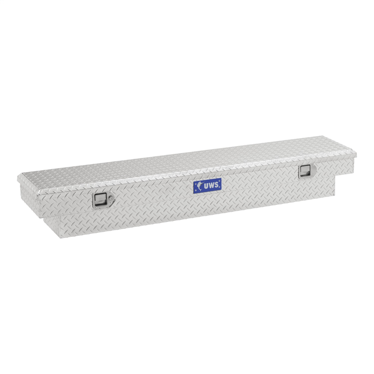 UWS - UWS | Slimline Truck Tool Box (69" Crossover Tool Box; Bright Aluminum) | TBS-69-SL