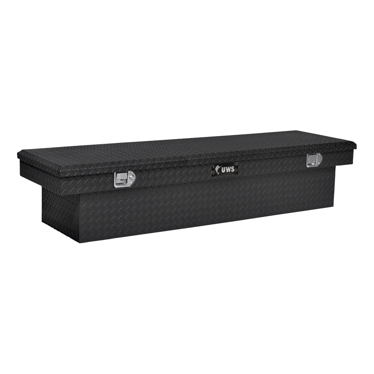 UWS - UWS | 72" Matte Black Heavy-Wall Aluminum Truck Tool Box; RigidCore Lid | TBS-72-MB