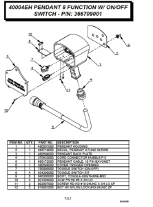 Auto Crane - Auto Crane | Pendant Remote (AUTO366709001) - Image 4