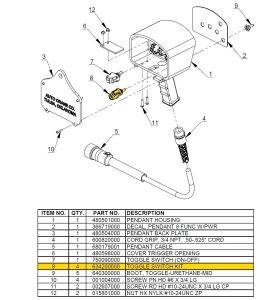 Auto Crane - Auto Crane | 7 PoleToggle Switch  (AUTO634200000) - Image 4