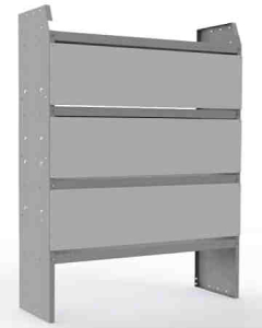 Kargo Master - Kargo Master 52" x 60" Tall EZ Adjustable Van Shelf (48524) - Image 2