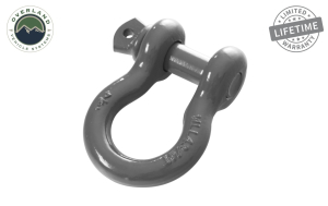 Overland Vehicle Systems - OVS | 3/4" Recovery Shackle - Gray - Image 1