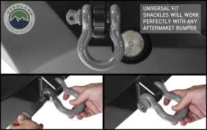 Overland Vehicle Systems - OVS | 3/4" Recovery Shackle - Gray - Image 3