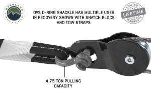 Overland Vehicle Systems - OVS | 3/4" Recovery Shackle - Gray - Image 5