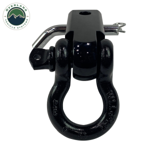 Overland Vehicle Systems - OVS | Receiver Mount Recovery Shackle 3/4" 4.75 Ton With Dual Hole Black Universal - Image 8