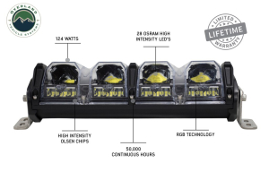 Overland Vehicle Systems - OVS | EKO 10" LED Light Bar w/Variable Beam, DRL, RGB, & 6-Level Brightness - Image 3