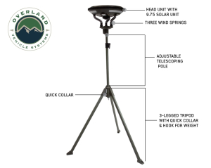 Overland Vehicle Systems - OVS | Wild Land Solar Camping Light Pods & Speaker - Image 2