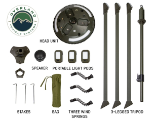 Overland Vehicle Systems - OVS | Wild Land Solar Camping Light Pods & Speaker - Image 10