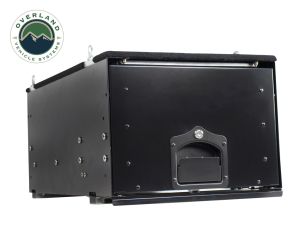 Overland Vehicle Systems - OVS | Cargo Box With Slide Out Drawer Size Black Powder Coat Universal - Image 2