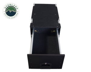 Overland Vehicle Systems - OVS | Cargo Box With Slide Out Drawer Size Black Powder Coat Universal - Image 5