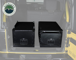 Overland Vehicle Systems - OVS | Cargo Box With Slide Out Drawer Size Black Powder Coat Universal - Image 6