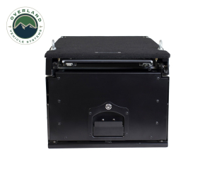 Overland Vehicle Systems - OVS | Cargo Box With Slide Out Drawer & Working Station Size Black Powder Coat Universal - Image 1