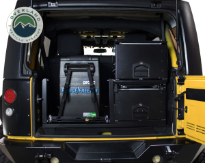 Overland Vehicle Systems - OVS | Cargo Box With Slide Out Drawer & Working Station Size Black Powder Coat Universal - Image 8