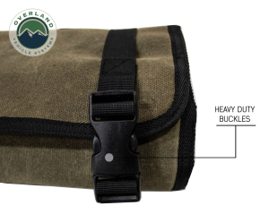 Overland Vehicle Systems - OVS | First Aid Bag Rolled Brown 16 Lb Waxed Canvas Canyon Bag - Image 7